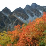 秋の前穂高岳（フルＨＤ1920ｘ1080ワイド壁紙）
