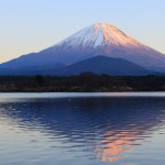 精進湖から富士山を望む（フルＨＤ1920ｘ1080ワイド壁紙）