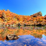 大船山御池の紅葉（1920ｘ1080ワイド・2013年10月カレンダー壁紙）